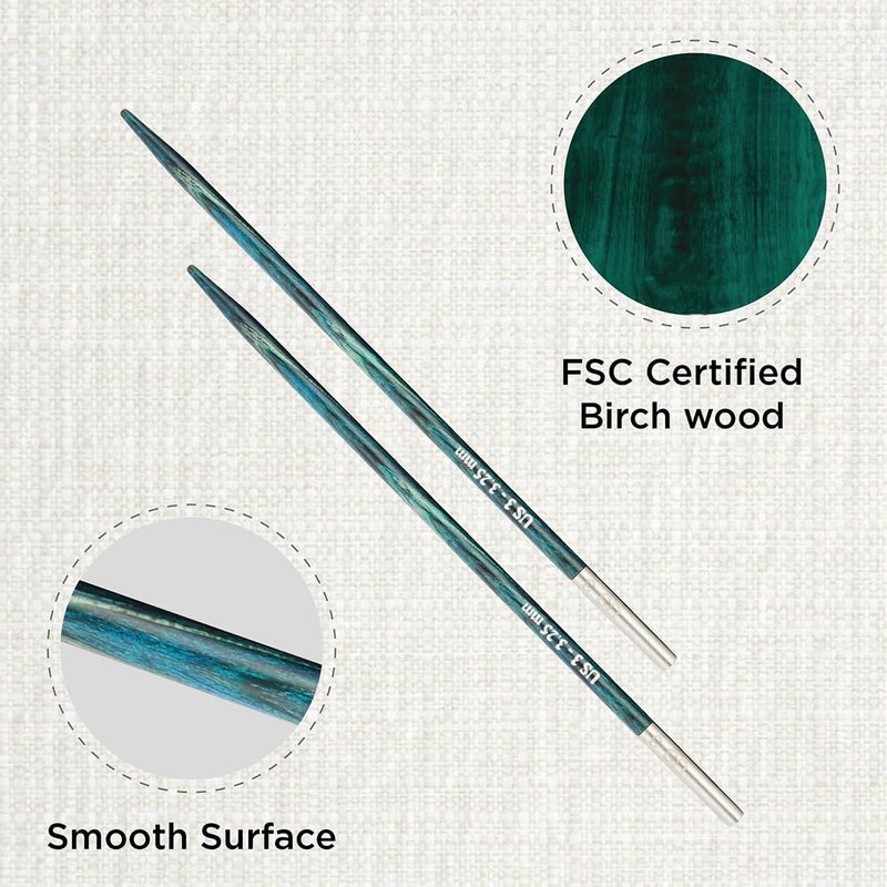 Knit Pro Dreamz Interchangeable Circular Needles 5" (13cm) | US Size 3 (3.25mm) - Image 1